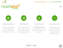 Tablet Screenshot of healthplusutah.com